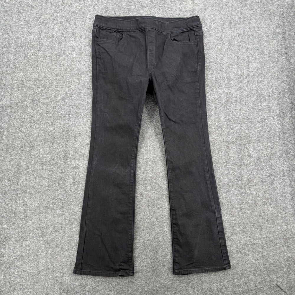 Old Navy Girls XL 14-16 Plus Black Boot-Cut Built-In Tough Stretch Jeans Ankle